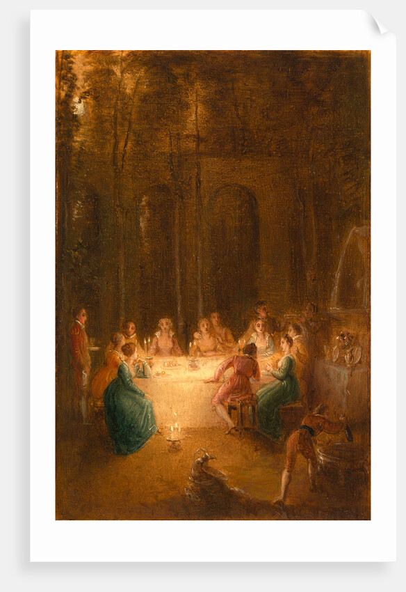 The Supper by the Fountain by Thomas Stothard