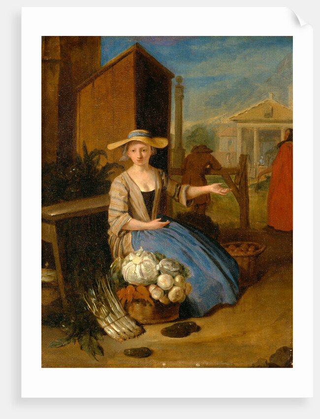 Vegetable Seller, Covent Garden, London by Pieter Angillis