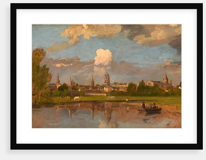 Oxford from the River with Christ Church in the Foreground View of Oxford by William Turner of Oxford