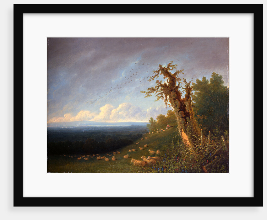 Shepherd Boy on a Hillside by William Turner of Oxford