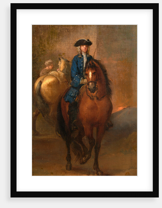 A Young Gentleman Riding a Schooled Horse by John Vanderbank