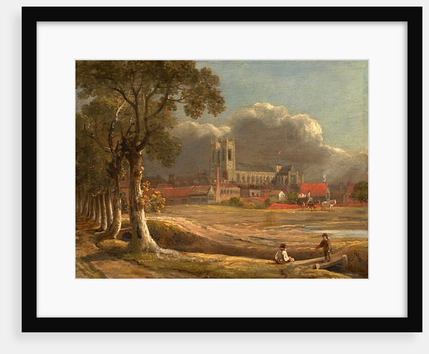Westminster Abbey from Tothill Fields London by John Varley