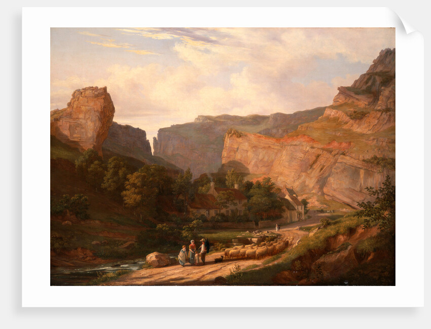 A View of Cheddar Gorge by George Vincent