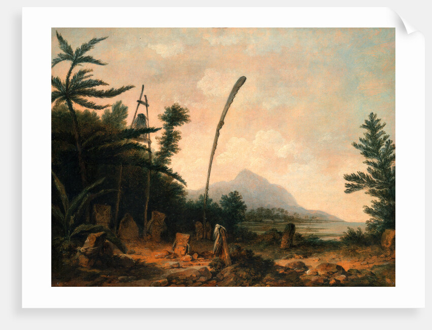 Burial Ground in the South Seas by John Webber