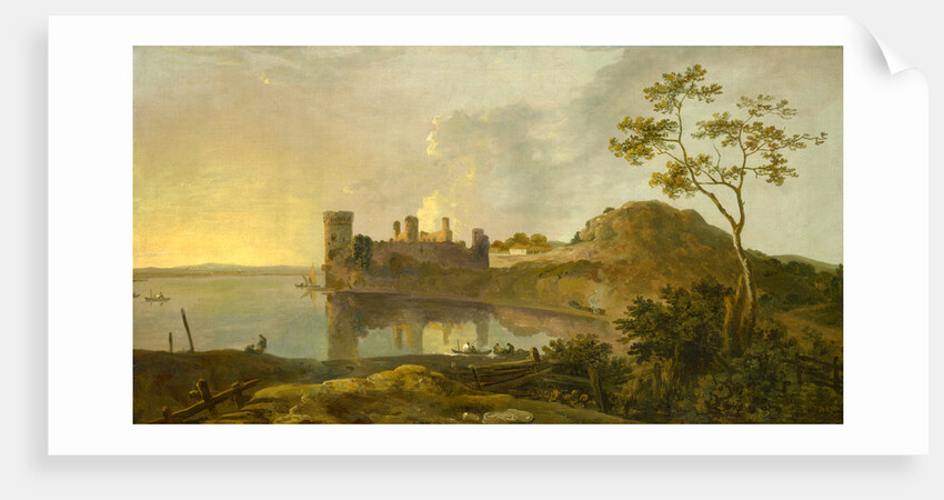 A Summer Evening (Caernarfon Castle) Summer Evening (Caernarvon Castle) A Summer Evening, with an Imaginary View of Caernarvon Castle Conway Castle by Richard Wilson