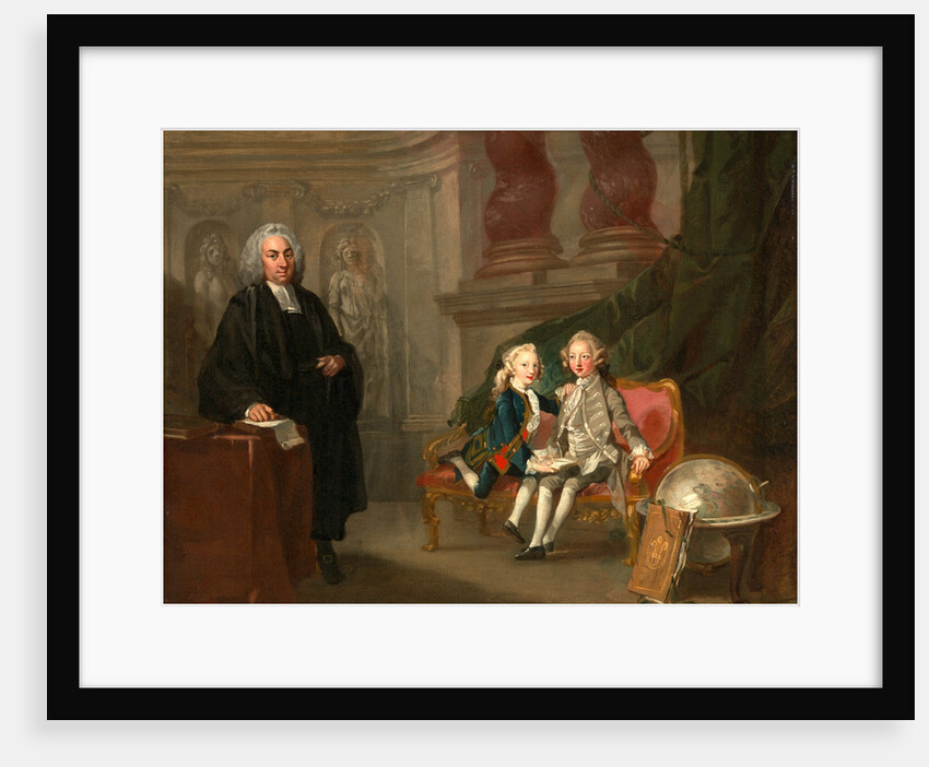 Prince George and Prince Edward Augustus, Sons of Frederick, Prince of Wales, with Their Tutor Dr. Francis Ayscough by Richard Wilson