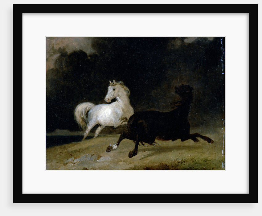Horses in a Thunderstorm by Thomas Woodward