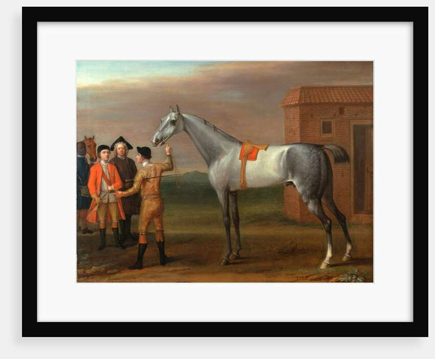 Lamprey, with His Owner Sir William Morgan, at Newmarket Lamprey at Newmarket by John Wootton