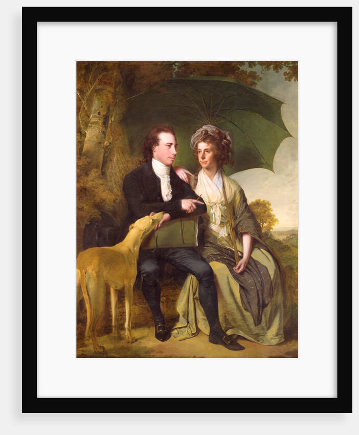 The Rev. and Mrs. Thomas Gisborne, of Yoxhall Lodge, Leicestershire by Joseph Wright of Derby