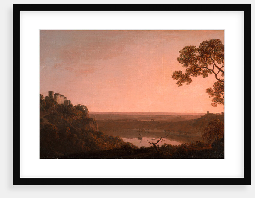 Lake Nemi by Joseph Wright of Derby