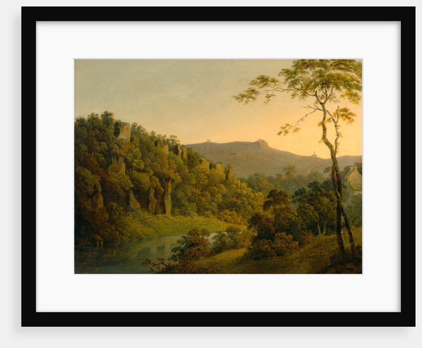 Matlock Dale, looking toward Black Rock Escarpment by Joseph Wright of Derby