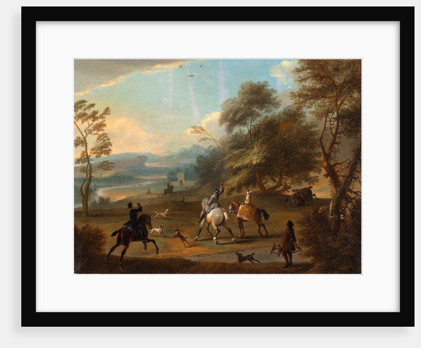 A Hawking Party, Jan Wyck, ca. 1645-1700 by Jan Wyck