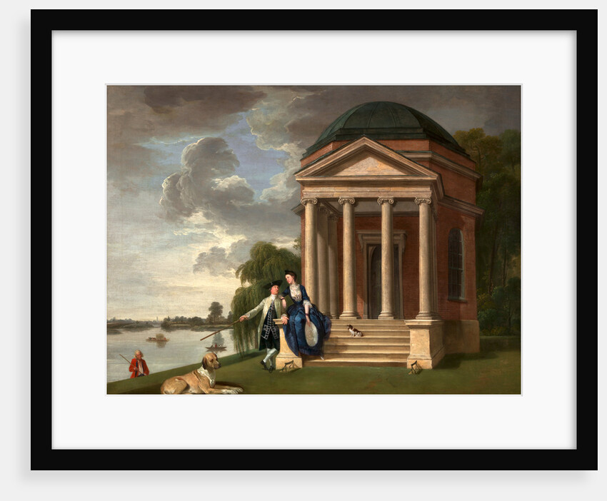 David Garrick and his wife by his Temple to Shakespeare, Hampton Mr and Mrs Garrick by the Shakespeare Temple at Hampton by Johan Joseph Zoffany