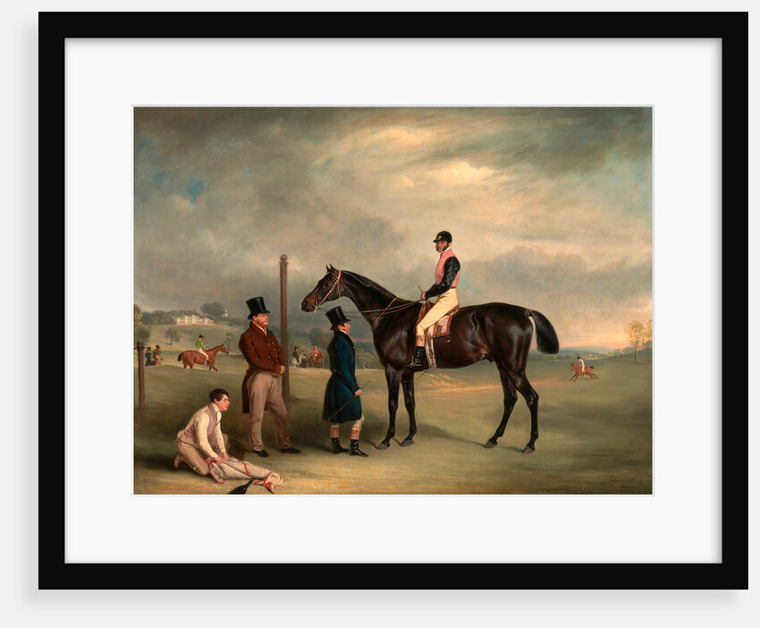 Euxton, with John White Up, at Heaton Park Buxton with John White by John Ferneley