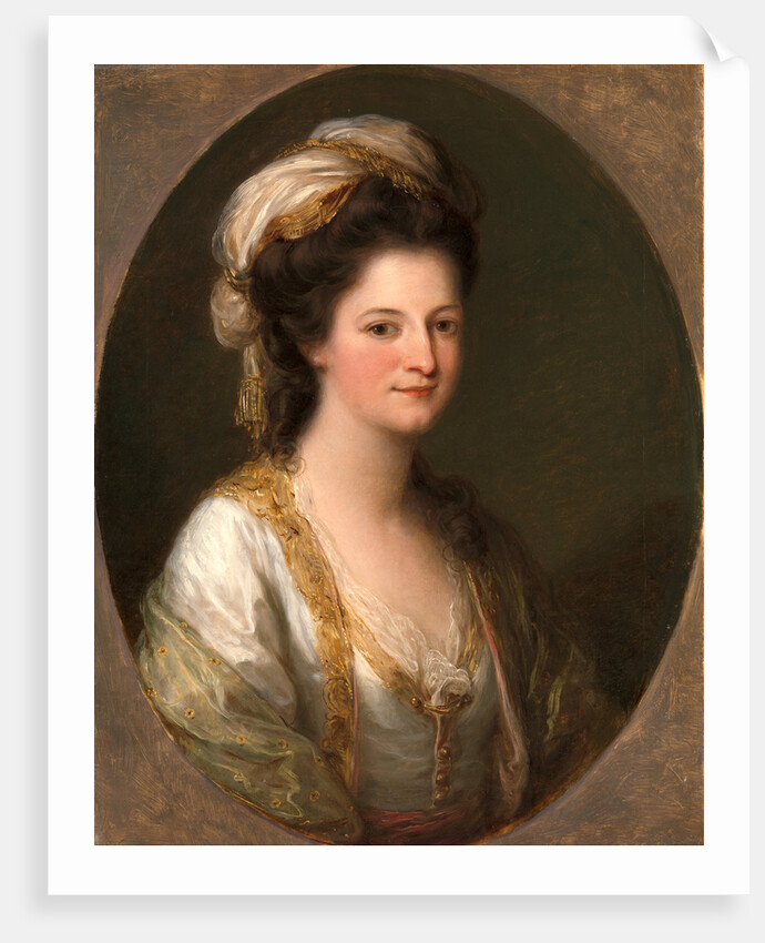 Portrait of a woman, traditionally identified as Lady Hervey by Angelica Kauffmann