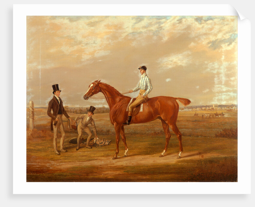 Euphrates 'Euphrates' with Thomas Whitehurst up, and his trainer, Mr. W. Dilly by William Webb