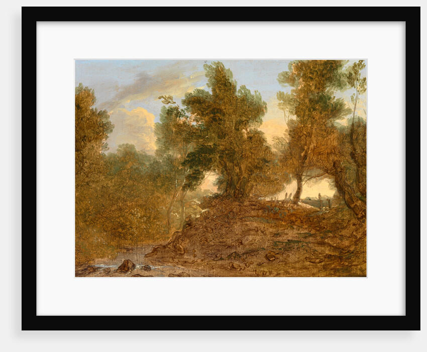 A Landscape at Wick, Gloucestershire, 'Below the Rocks' by Benjamin Barker