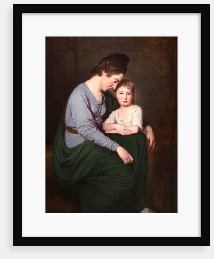 Ann Wilson with Her Daughter, Sybil Portrait of Mrs. George Wilson and her Daughter by George Romney