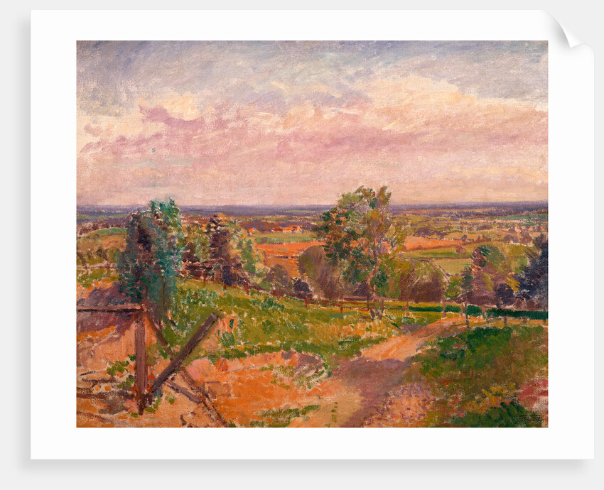 An Extensive Landscape in Yorkshire by Spencer Frederick Gore