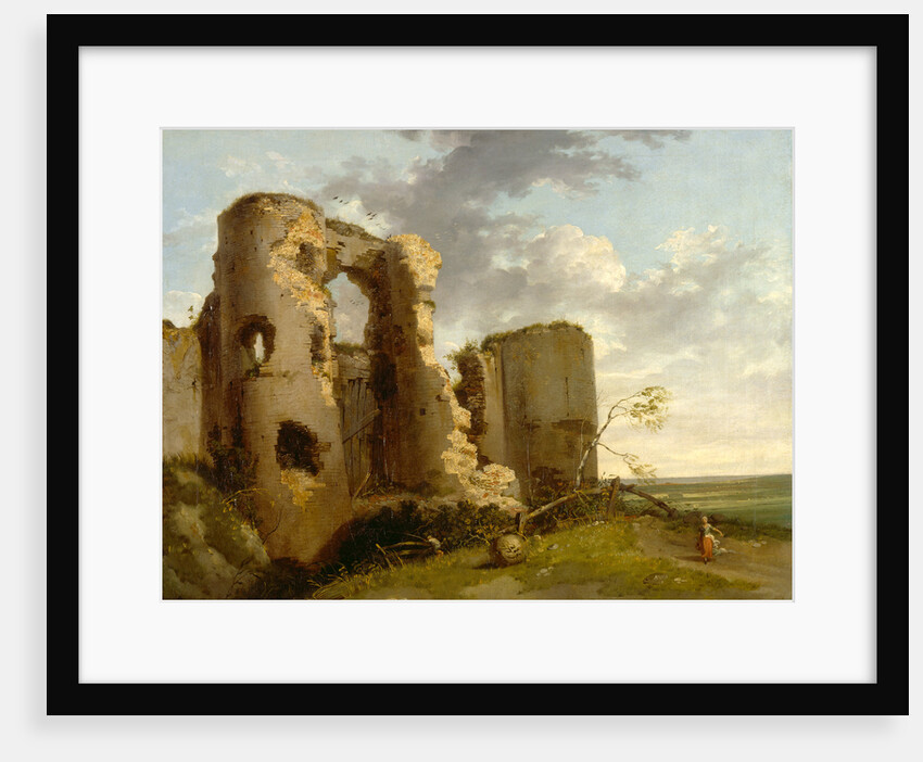 West Gate of Pevensey Castle, Sussex by John Hamilton Mortimer