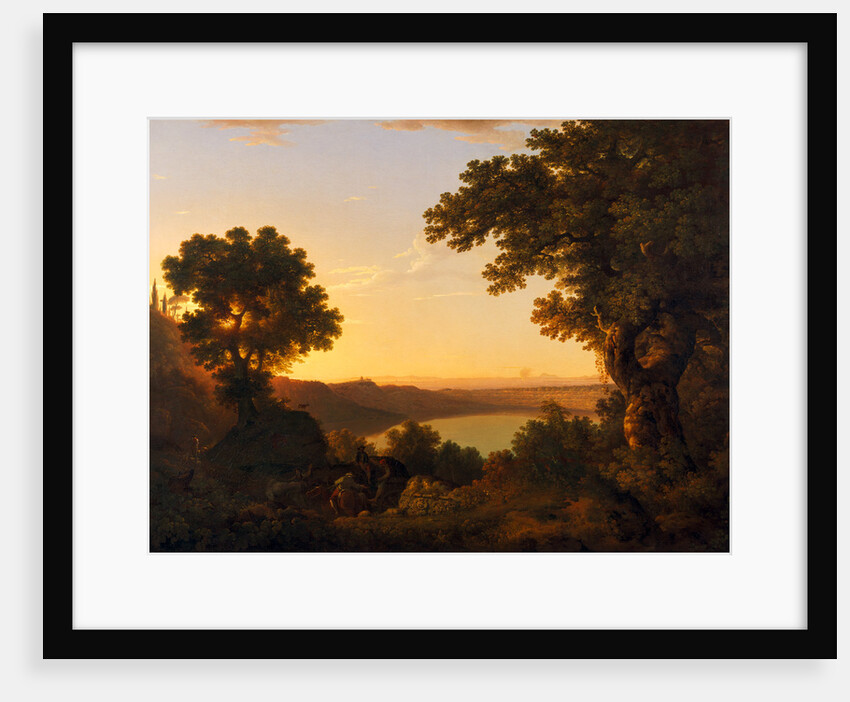 Lake Albano, Italy by Thomas Jones