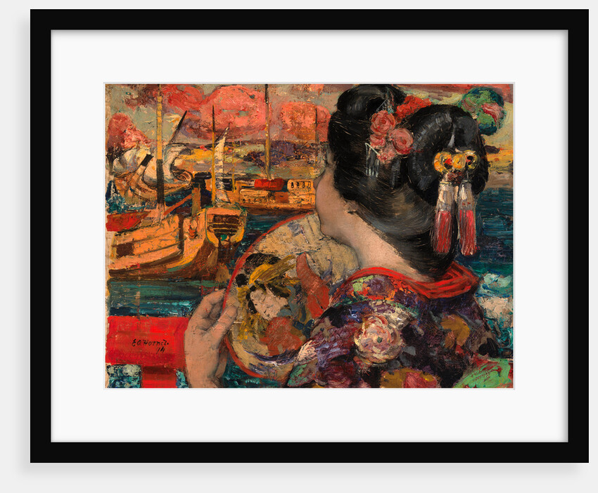 The Balcony, Yokohama by Edward Atkinson Hornel