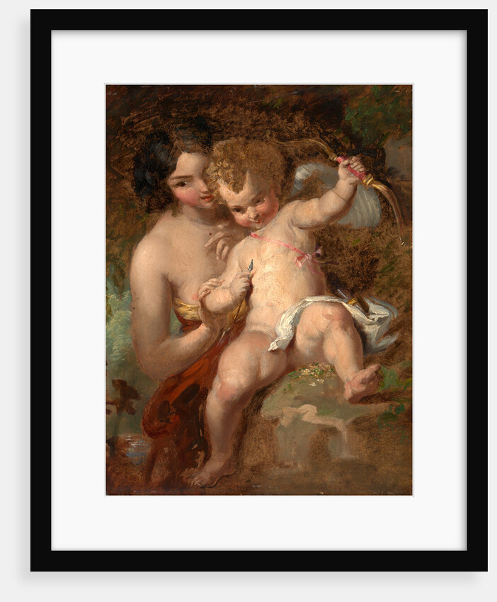 Cupid Armed Venus and Cupid by William Hilton