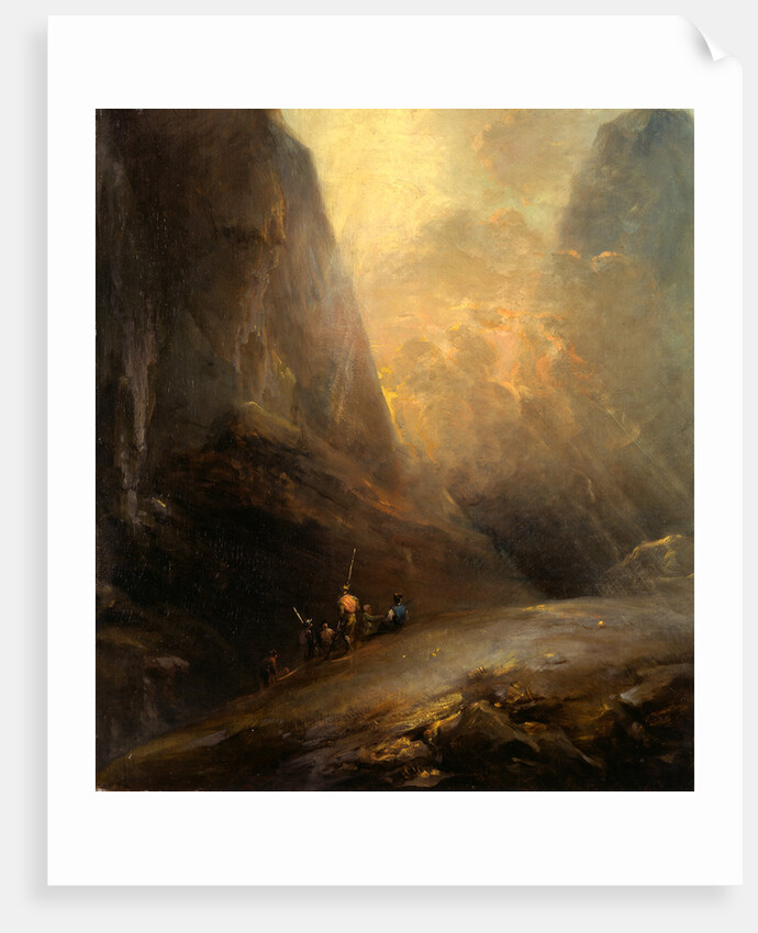 Mountain Landscape with Banditti by Elias Martin