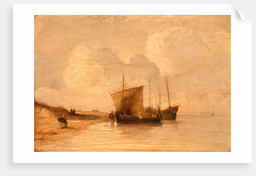 Normandy Coast, France by Richard Parkes Bonington