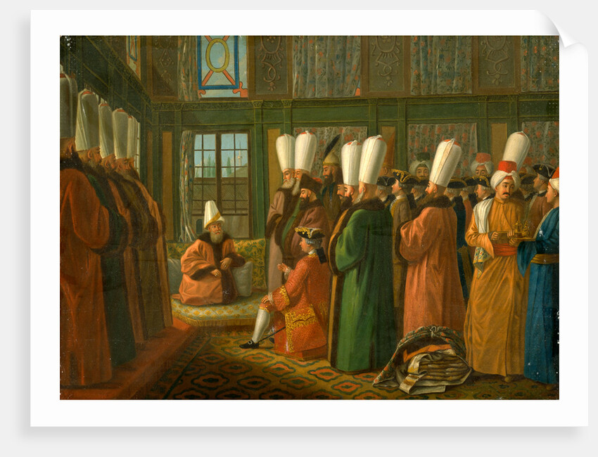 The Grand Vizier giving Audience to the English Ambassador by Francis Smith