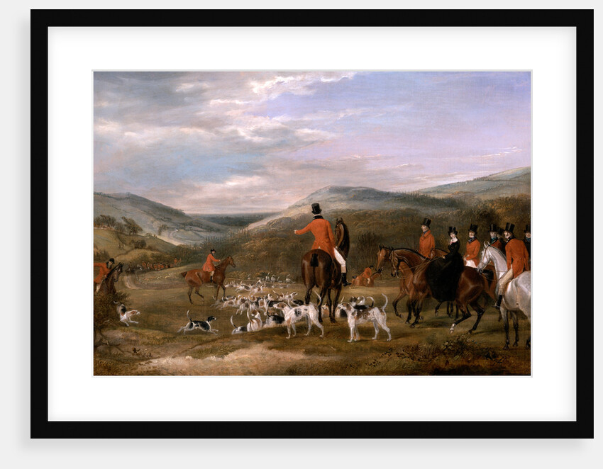 The Berkeley Hunt, 1842: The Meet by Calcraft Turner