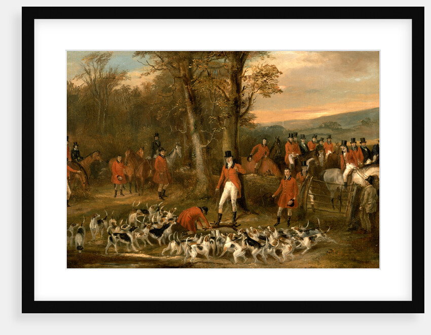 The Berkeley Hunt, 1842: The Death by Calcraft Turner