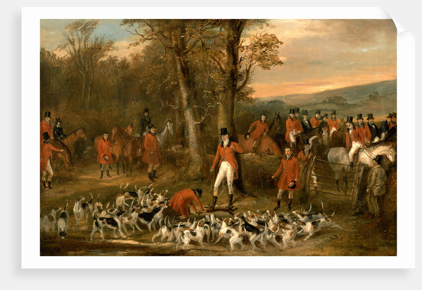 The Berkeley Hunt, 1842: The Death by Calcraft Turner