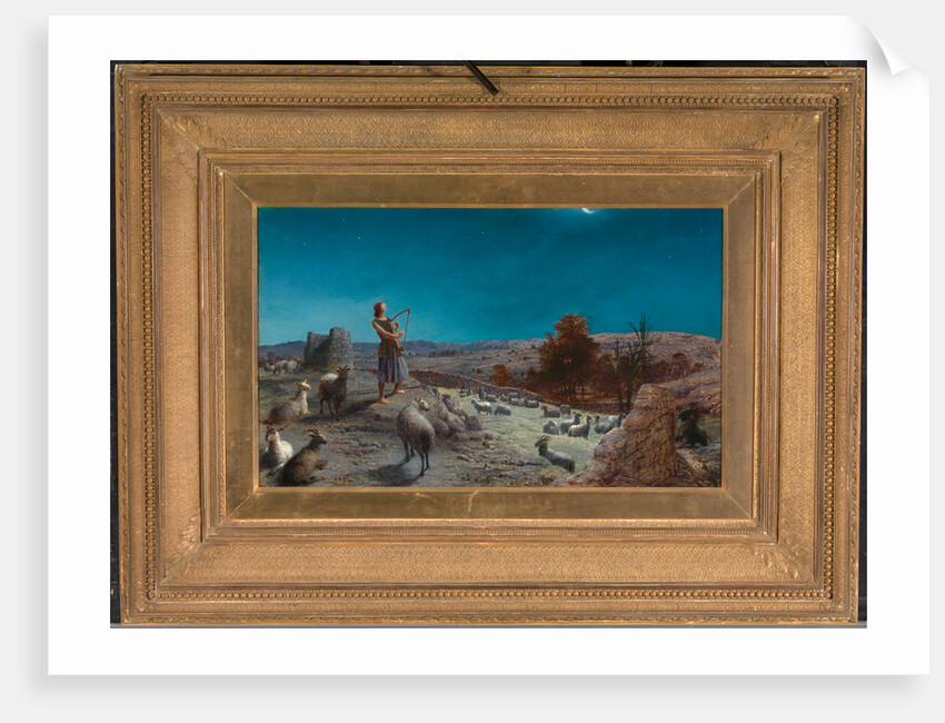 David, the Future King of Israel, While a Shepherd at Bethlehem by John Rogers Herbert