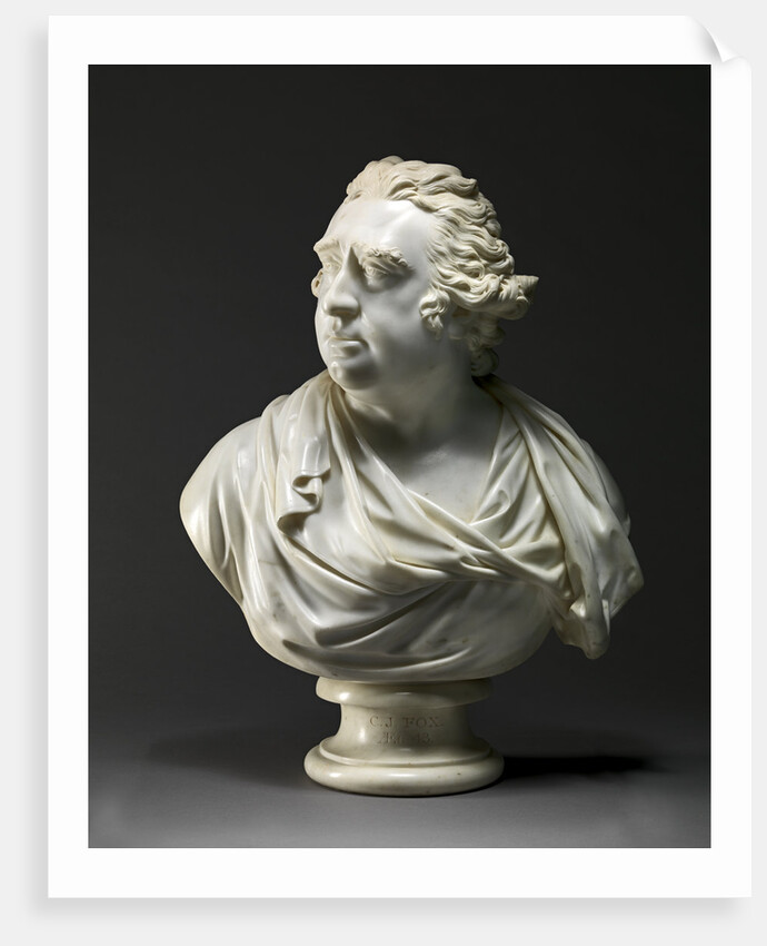 Sculpture, Charles James Fox by Joseph Nollekens