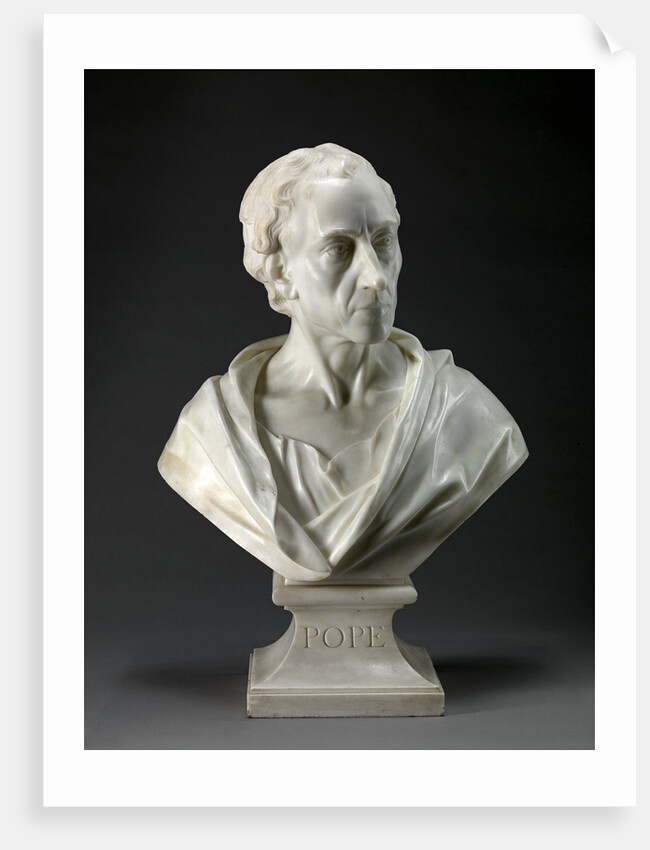 Alexander Pope by Louis François Roubiliac