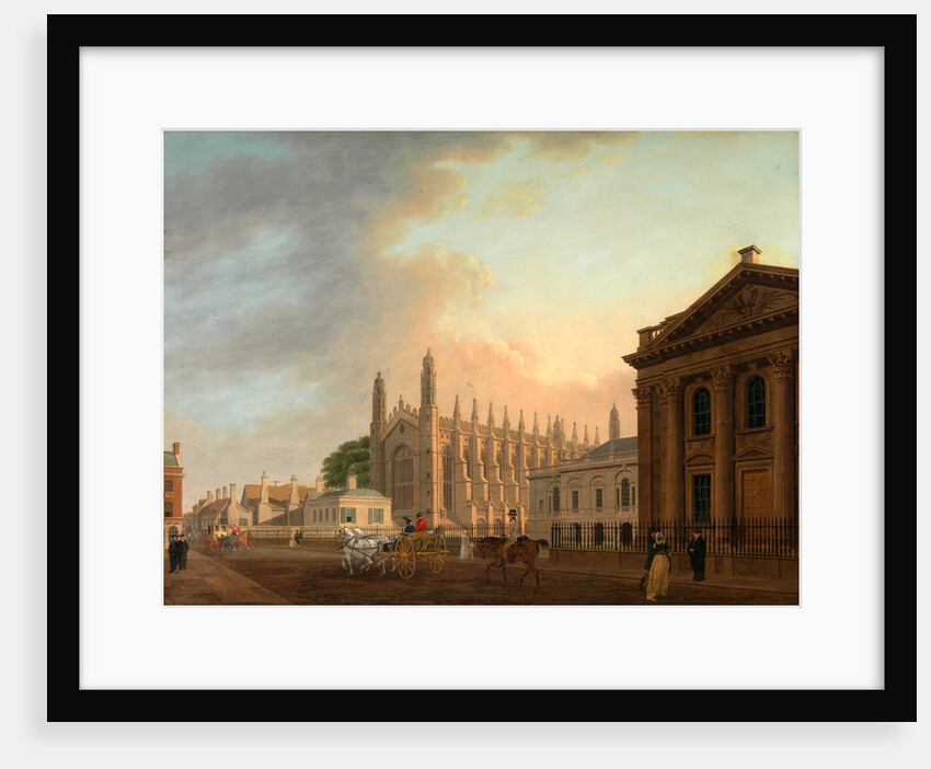 King's Parade, Cambridge by Thomas Malton the Younger