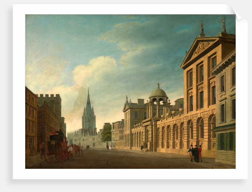 High Street, Oxford by Thomas Malton the Younger