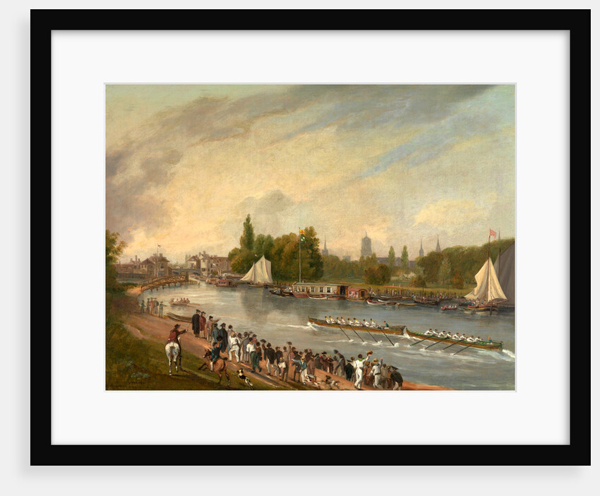 A Boat Race on the River Isis, Oxford by John Whessell