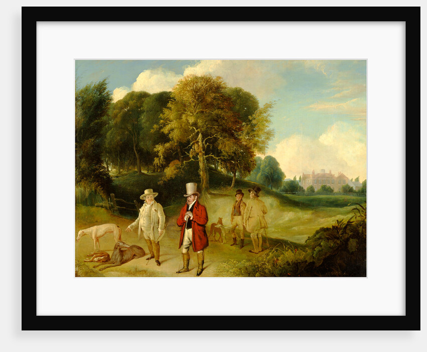 J.M.W. Turner and Walter Fawkes at Farnley Hall by R. Wildman