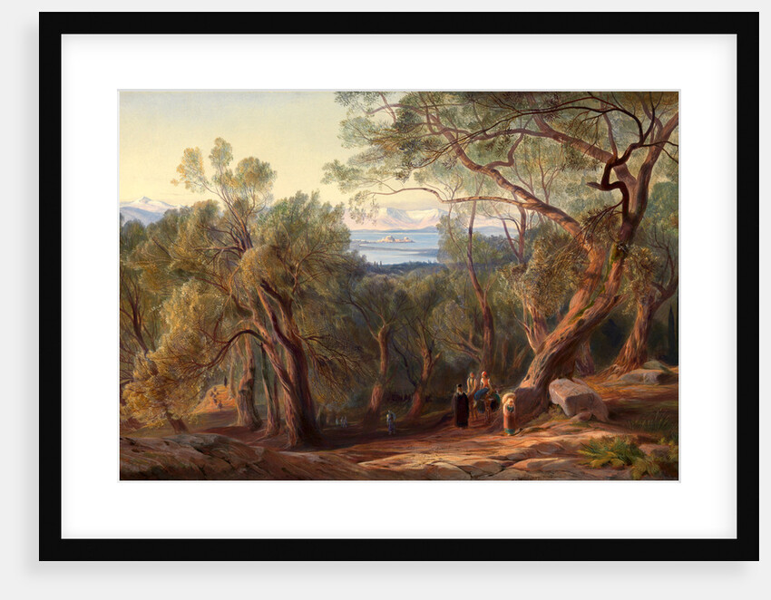 Corfu from Santa Decca by Edward Lear