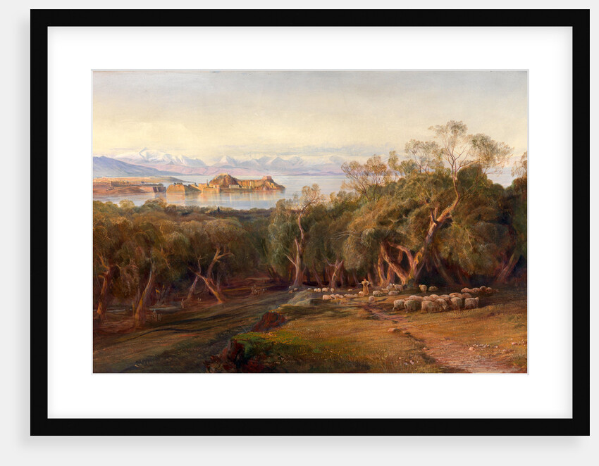 Corfu from Ascension by Edward Lear