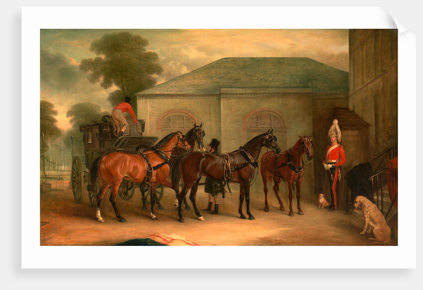 The Drag of Sir Watkin Williams Wynn by John Ferneley