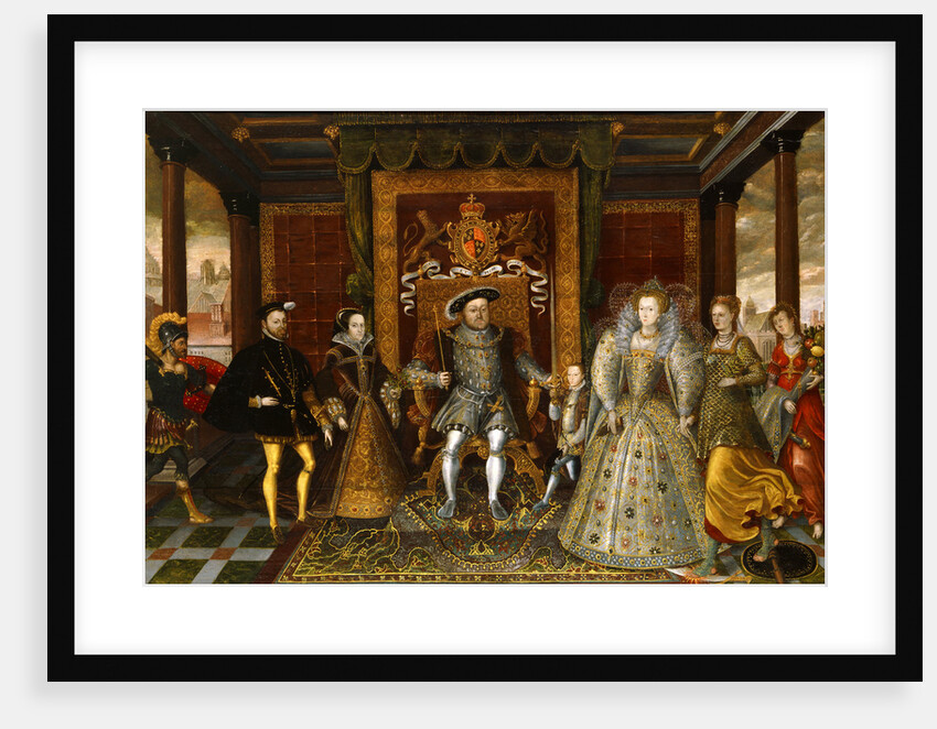 An Allegory of the Tudor Succession: The Family of Henry VIII by Anonymous