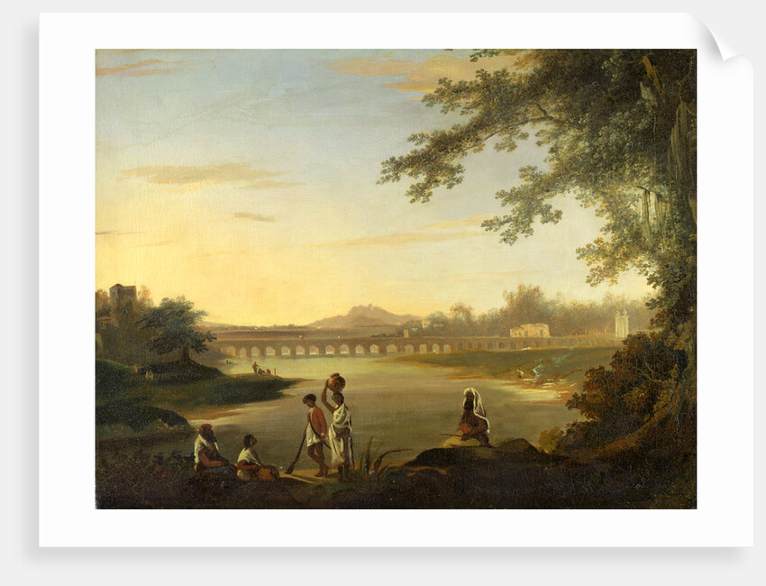 The Marmalong Bridge by William Hodges
