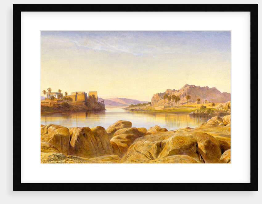 Philae, Egypt by Edward Lear