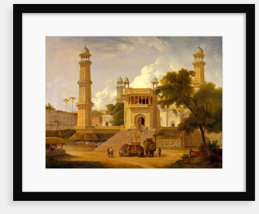 Indian Temple, Said to Be the Mosque of Abo-ul-Nabi by Thomas Daniell