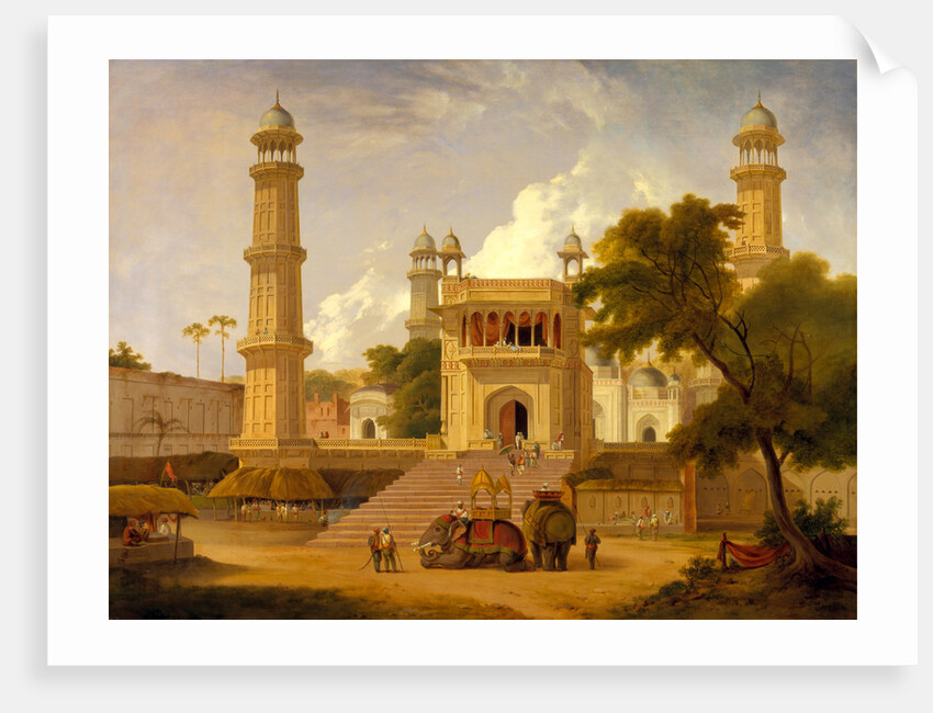Indian Temple, Said to Be the Mosque of Abo-ul-Nabi by Thomas Daniell