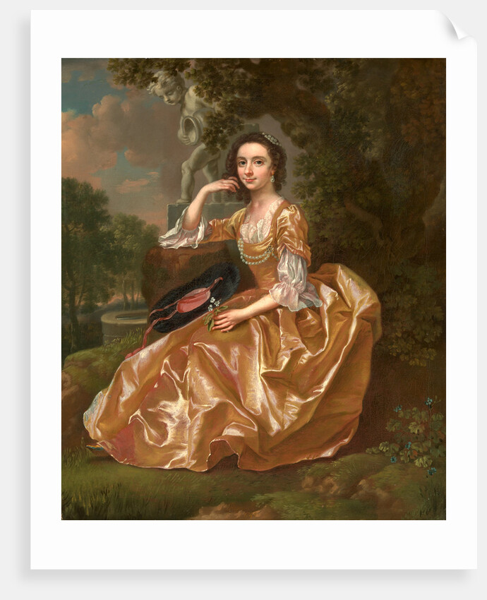 Mrs. Mary Chauncey a Young Woman by Francis Hayman