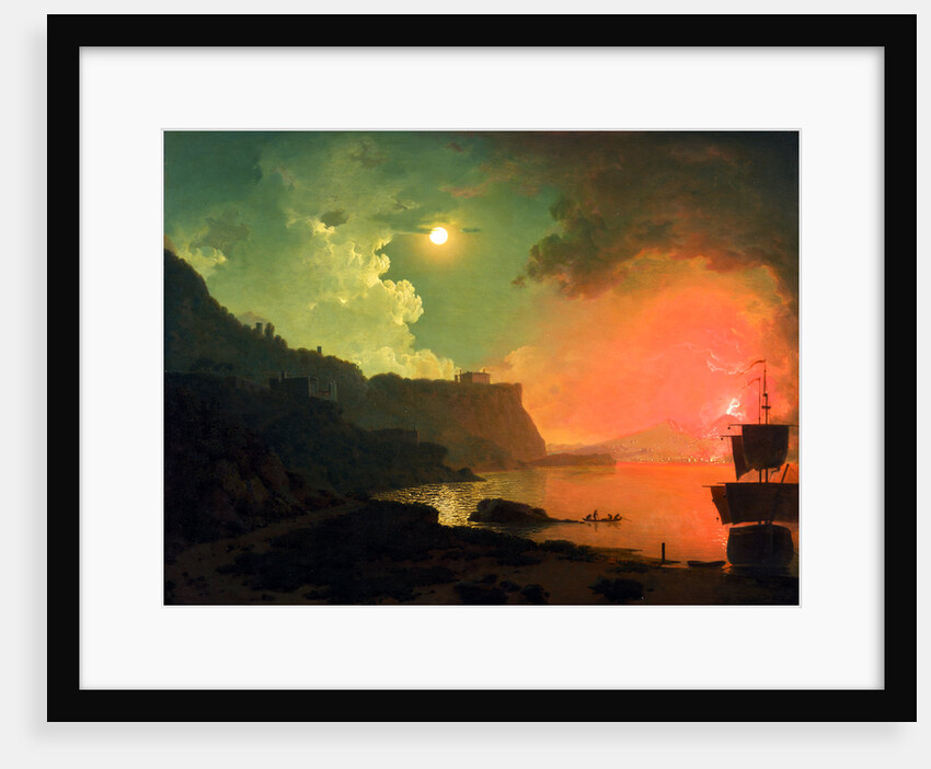 Vesuvius from Posillipo by Joseph Wright of Derby